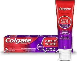Colgate Optic White Purple Reveal Beyazlatıcı 125 ml Diş Macunu ürün görseli