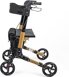 Comfort Plus DM-9102 Kahverengi Alüminyum Tekerlekli Rolatör ürün görseli