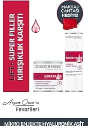 Diadermine Arzum Onan'ın Lift+Superfiller Favorileri Gündüz Kremi 50 ml + Serum 40 ml + Makyaj Çantası Hediyeli ürün görseli