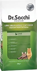 Dr. Sacchi Premium Düşük Tahıllı Kuzu Etli 10 kg Yetişkin Kedi Maması ürün görseli