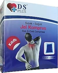 DS Plus Kılıflı 13x27 cm Jel Sıcak Soğuk Kompres ürün görseli