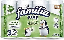 Familia Plus Natural 16'lı Tuvalet Kağıdı ürün görseli