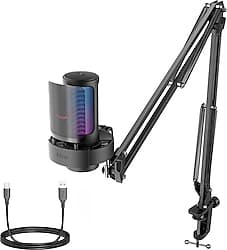 Fifine Ampligame A8T RGB USB Yayıncı Mikrofonu ürün görseli