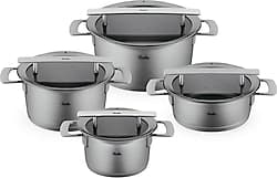 Fissler Phi Collection Cam Kapaklı 8 Parça Tencere Seti ürün görseli