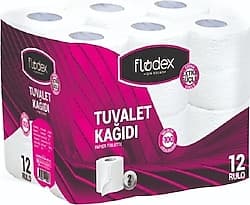 Flodex 2 Katlı 12'li Tuvalet Kağıdı ürün görseli