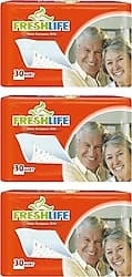 Freshlife 90x180 cm 30 Adet Yatak Koruyucu Örtü 3 Paket ürün görseli