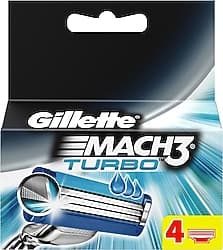 Gillette Mach3 Turbo 4'lü Yedek Tıraş Bıçağı ürün görseli