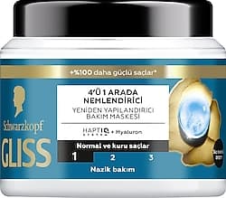 Gliss Aqua Revive 4'ü 1 Arada Nemlendirici Saç Maskesi 400 ml ürün görseli