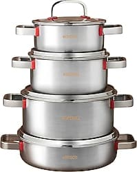 Karaca Powersteel 316+ 3Ply Artemis 8 Parça Çelik Tencere Seti ürün görseli