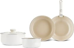 Karaca Swiss Crystal Almond Cream Easy Clip İndüksiyon Tabanlı 7 Parça Tava Tencere Seti ürün görseli