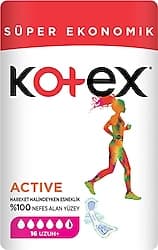 Kotex Active Uzun 16'lı Süper Ekonomik Hijyenik Ped ürün görseli