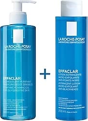 La Roche-Posay Effaclar Temizleme Jeli 400 ml + Mikro Soyucu Tonik 200 ml ürün görseli