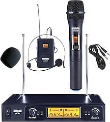 Lastvoice LM-202EH 2'li Kablosuz El ve Headset Mikrofon ürün görseli