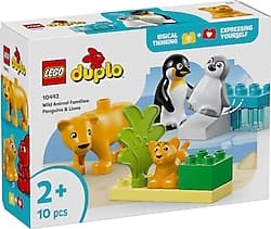 Lego 10442 Duplo Vahşi Hayvan Aileleri Penguenler ve Aslanlar ürün görseli
