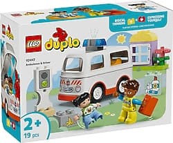 Lego 10447 Duplo Ambulans ve Sürücü ürün görseli