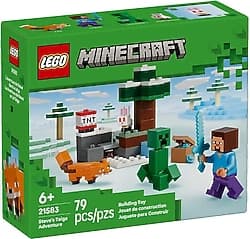 Lego 21583 Minecraft Steve'in Tayga Macerası ürün görseli