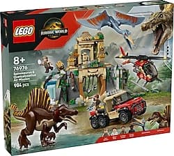 Lego 76976 Jurassic World Spinosaurus ve Quetzalcoatlus Hava Görevi ürün görseli