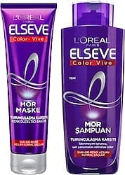 L'Oreal Paris Elseve Turunculaşma Karşıtı 200 ml Mor Şampuan ve 150 ml Saç Maskesi ürün görseli