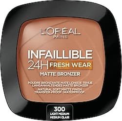L'Oreal Infaillible 24H Fresh Wear Matte 300 Light Medium Bronzer ürün görseli