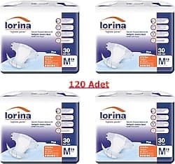 Lorina Belbantlı Orta Boy M 30'lu 4 Adet Hasta Bezi ürün görseli