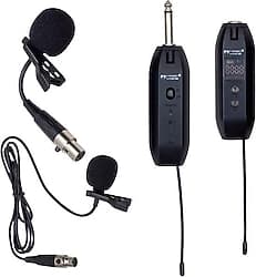 Magicvoice MV-19589 Uhf 2'li Yaka Tipi Enstrüman Mikrofonu ürün görseli