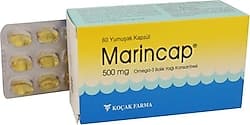 Marincap Omega 3 500 mg 60 Kapsül ürün görseli