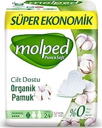 Molped Pure & Soft Normal 24'lü Hijyenik Ped ürün görseli
