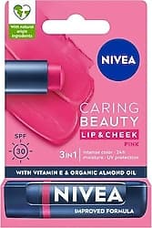 Nivea Caring Beauty 30 Faktör 4.8 gr Pembe Dudak Nemlendirici ürün görseli