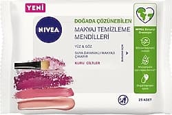 Nivea Kuru Ciltler için 25'li Makyaj Temizleme Mendili ürün görseli