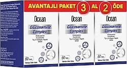 Ocean Glukozamin Kompleks 60 Tablet 3'lü ürün görseli