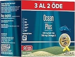 Ocean Plus Omega 3 Balık Yağı 1200 mg 90 Kapsül ürün görseli