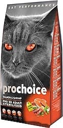 Prochoice Pro 33 Sterilised Somon ve Karidesli 2 kg Yetişkin Kedi Maması ürün görseli