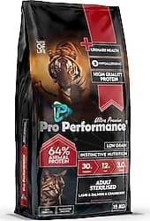 Pro Performance Kuzu Etli ve Somonlu 15 kg Kısırlaştırılmış Yetişkin Kedi Maması ürün görseli