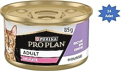 Pro Plan Delicate Hindili 85 gr 24'lü Yetişkin Konserve Kedi Maması ürün görseli