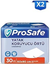 Prosafe 60x90 cm 30'lu 2 Adet Yatak Koruyucu Örtü ürün görseli