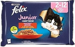 Felix Sığır Etli ve Tavuklu 4x85 gr Yavru Kedi Yaş Maması ürün görseli