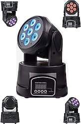 Quenlite Wash-107 DMX Moving Head Robot 7x10 W Sahne Işık Sistemi ürün görseli