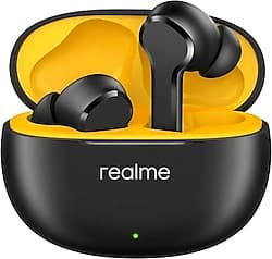 Realme Buds T100 TWS Siyah Kulak İçi Bluetooth Kulaklık ürün görseli
