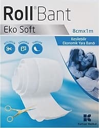 Roll Bant Eko Soft Kesilebilir 8cm x 1m Yara Bandı ürün görseli