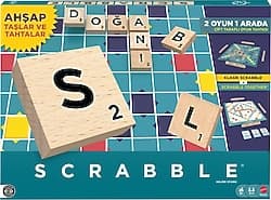 Scrabble Orijinal Ahşap 2'si 1 Arada Türkçe JLJ64 ürün görseli