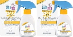 Sebamed Sun Care Çok Yönlü Koruyucu 200 ml 2 Adet 50 Faktör Bebek Güneş Spreyi ürün görseli
