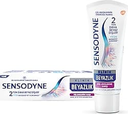 Sensodyne Klinik Beyazlık Diş Lekelerine Karşı 75 ml Florürlü Diş Macunu ürün görseli
