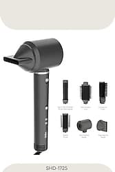 Sinbo Pro Compact SHD-1725 6in1 Saç Şekillendirme Seti ürün görseli