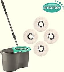 Smarter Otomatik Temizlik Seti + 4 Adet Yedek Mop ürün görseli