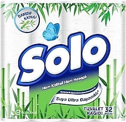 Solo Bambu Katkılı 32'li Tuvalet Kağıdı ürün görseli