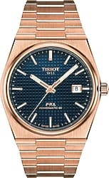 Tissot PRX Powermatic 80 T137.407.33.041.00 Çelik Kordon Rose Gold-Mavi Erkek Kol Saati ürün görseli
