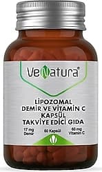 Venatura Lipozomal Demir ve Vitamin C 60 Kapsül ürün görseli