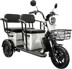Apec APM5 1000 W 3 Tekerlekli Elektrikli Motosiklet Beyaz ürün görseli