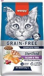 Wanpy Tahılsız Somonlu ve Ton Balıklı 8 kg Kısırlaştırılmış Yetişkin Kedi Maması ürün görseli