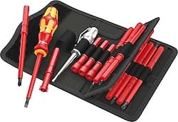 Wera 05003471001 Kraftform Kompakt VDE İzoleli 18+1 Kontrol Kalemi Seti ürün görseli